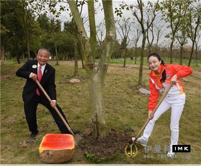 Shenzhen Dalian lion friends phoenix Mountain planting friendship tree news 图6张